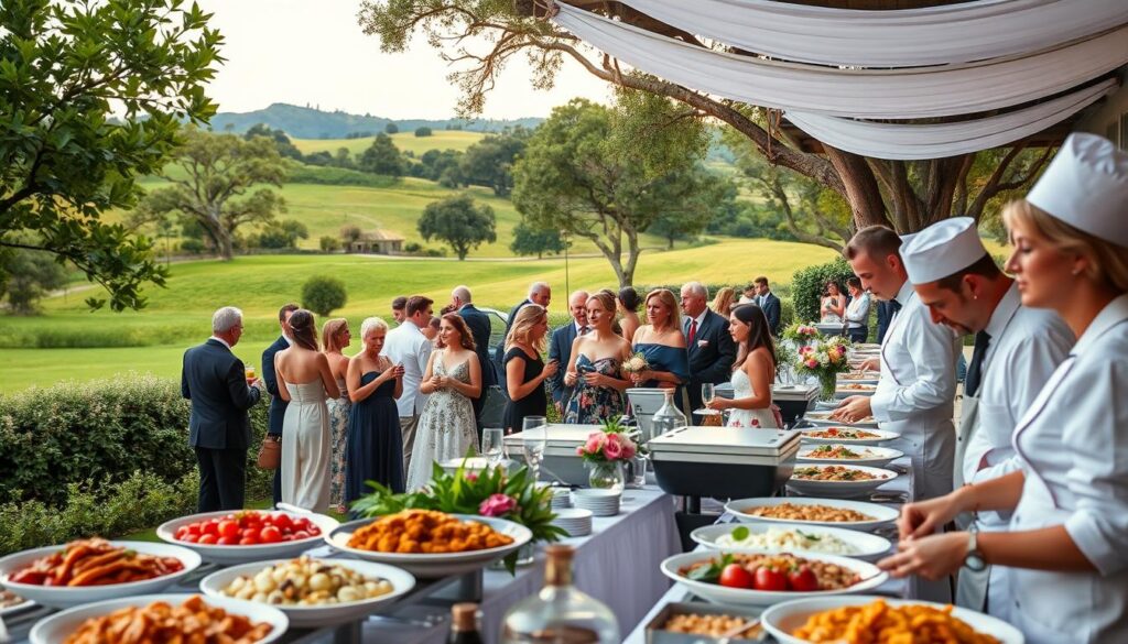 Outside Wedding Caterer