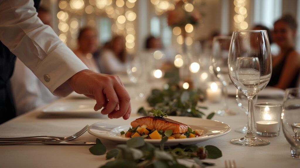 Which caterer delivers the best food quality and variety?
