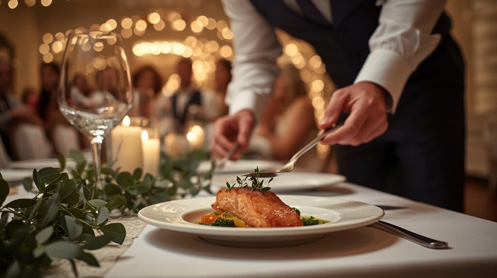Who offers the best award-winning wedding catering service?